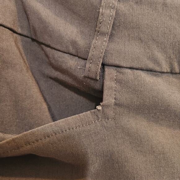 Lane Bryant Classic Mid Rise Tapered Ankle Trouser Dress Pants Brown Size 18 - Picture 9 of 10